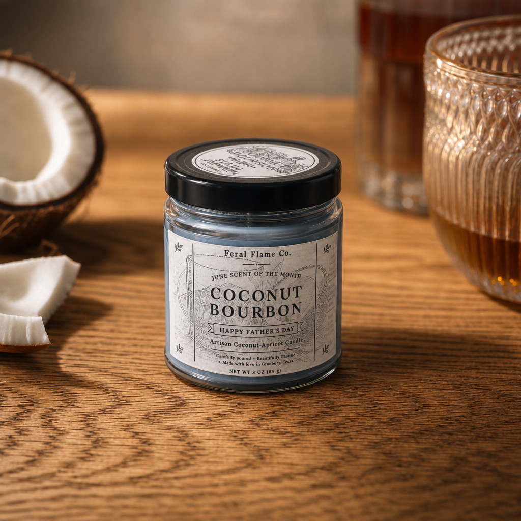 Coconut Bourbon | Simple Indulgence Candle | Father's Day