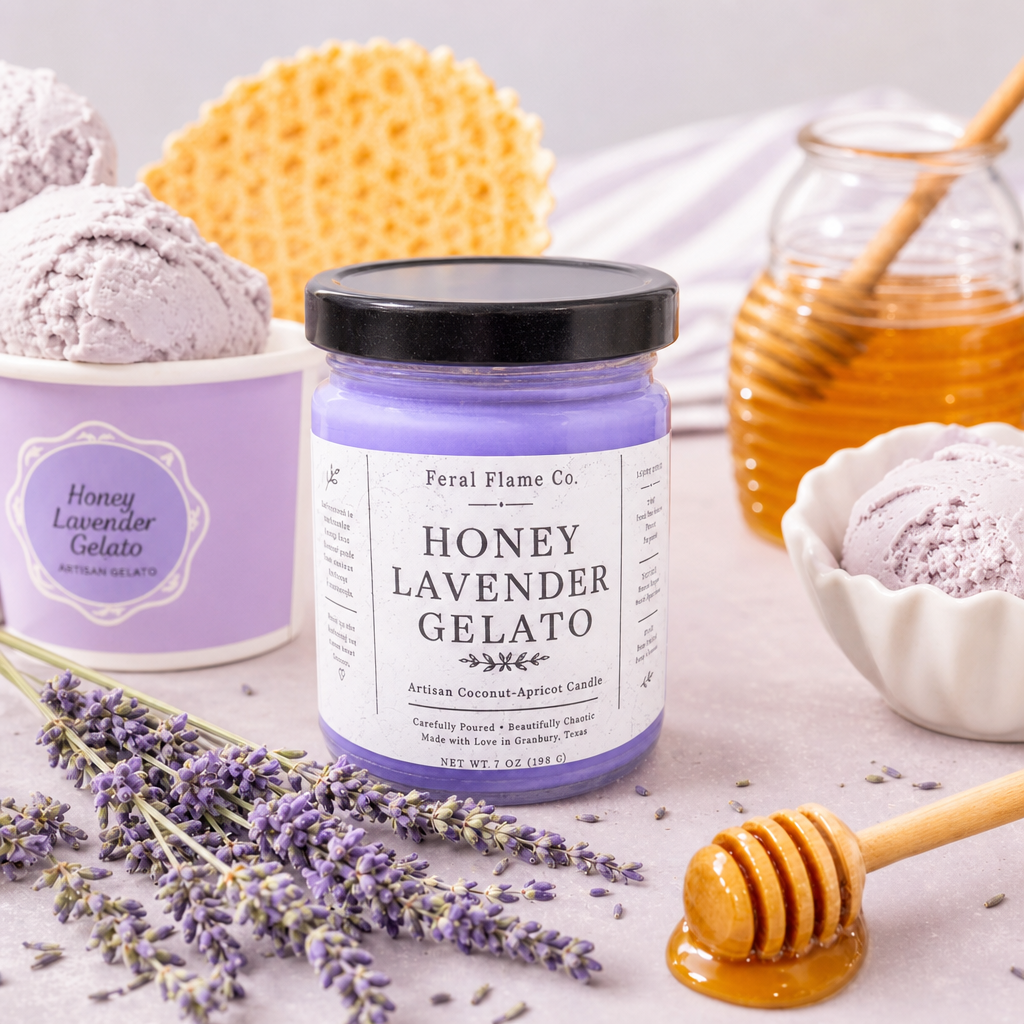Honey Lavender Gelato (type) | Simple Indulgence Candle
