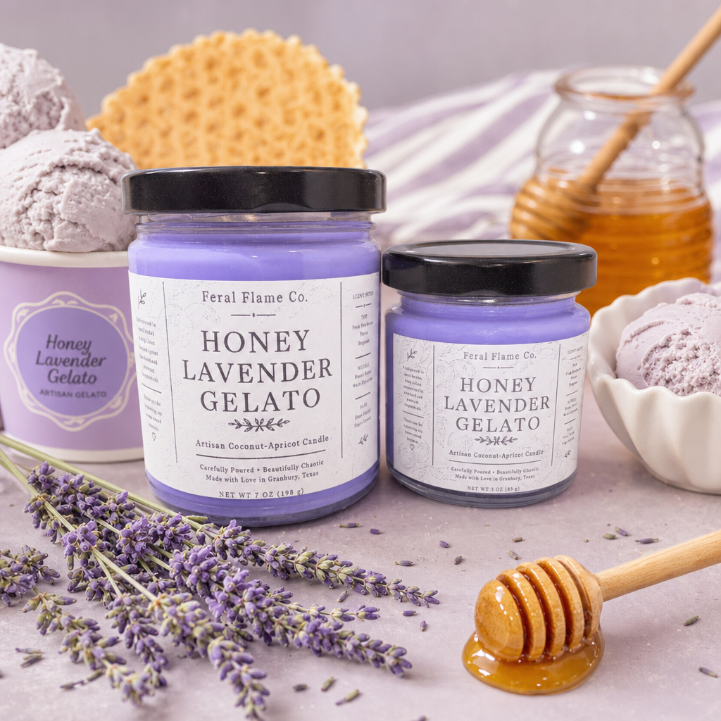 Honey Lavender Gelato (type) | Simple Indulgence Candle