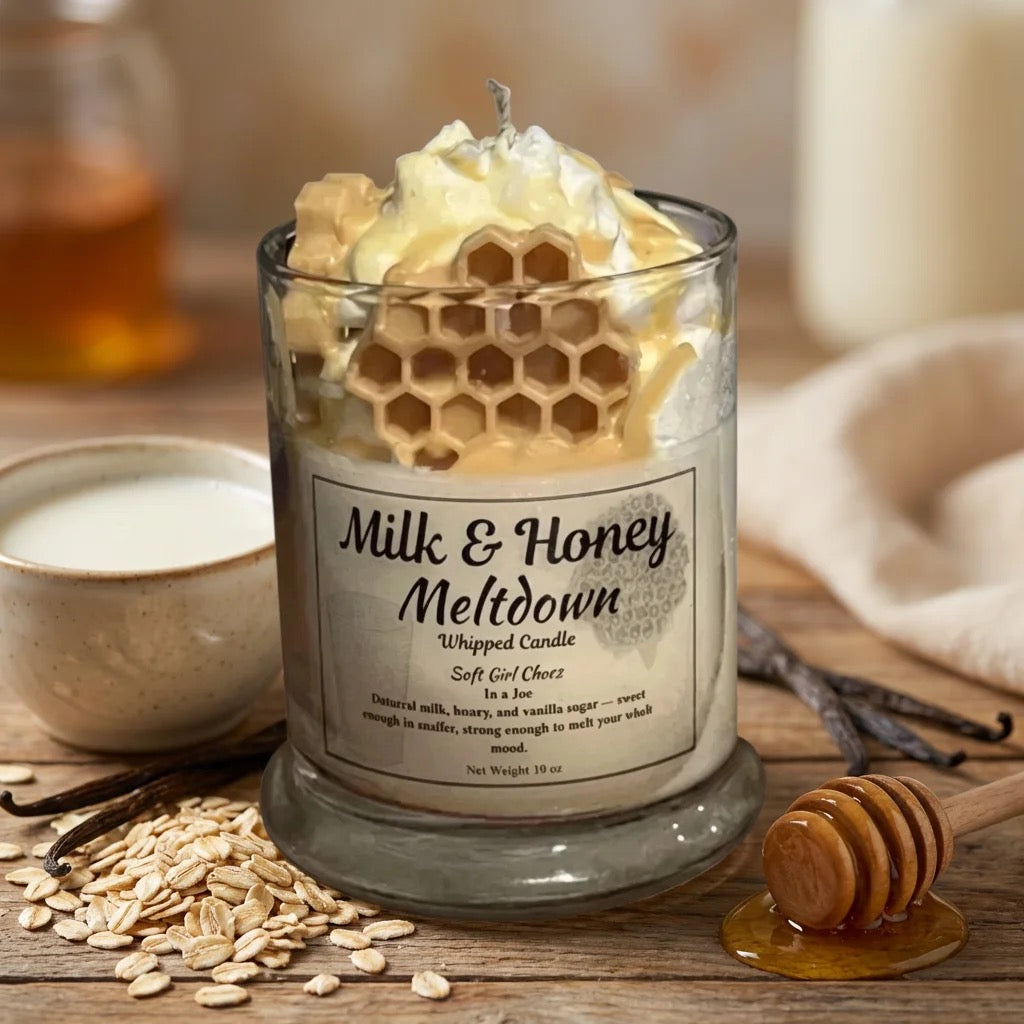Milk & Honey Meltdown Whipped Candle